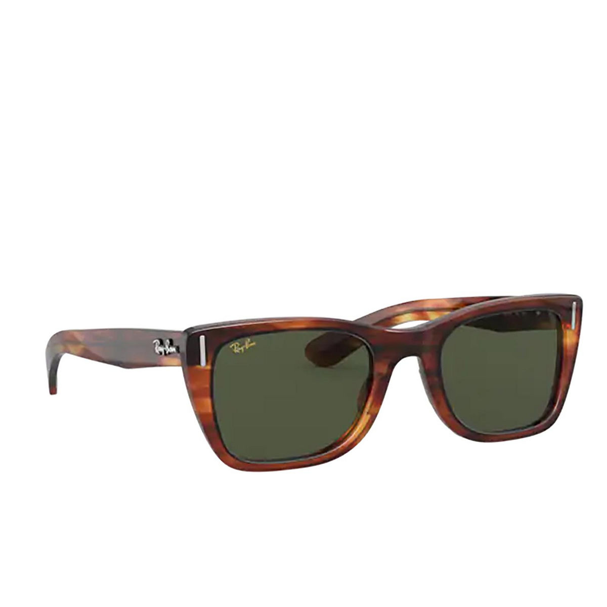 Ray-Ban® Square Sunglasses: RB2248 Caribbean color 954/31 Striped Havana - 2/3