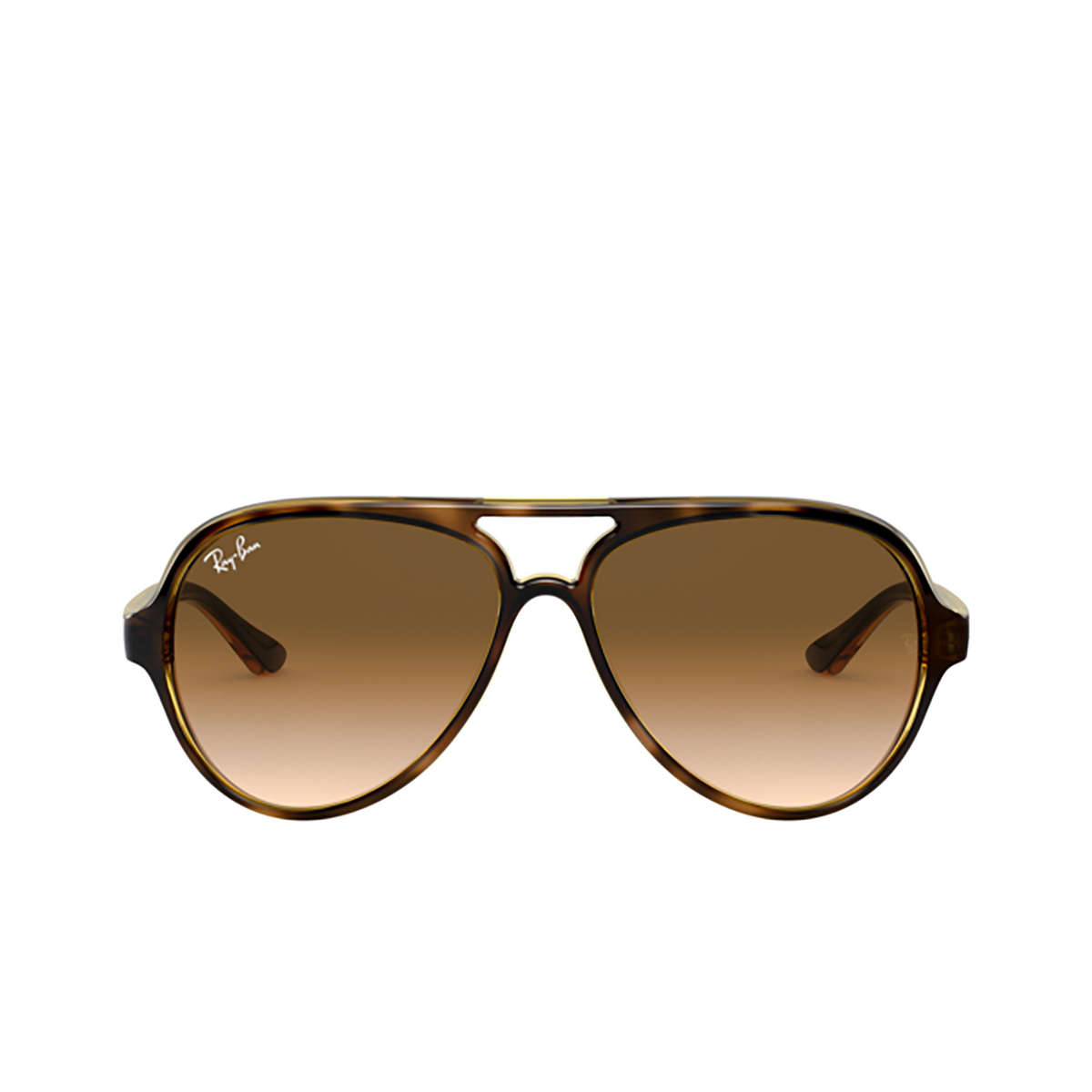 Ray-Ban® Aviator Sunglasses: RB4125 Cats 5000 color 710/51 Light Havana - product thumbnail 1/3