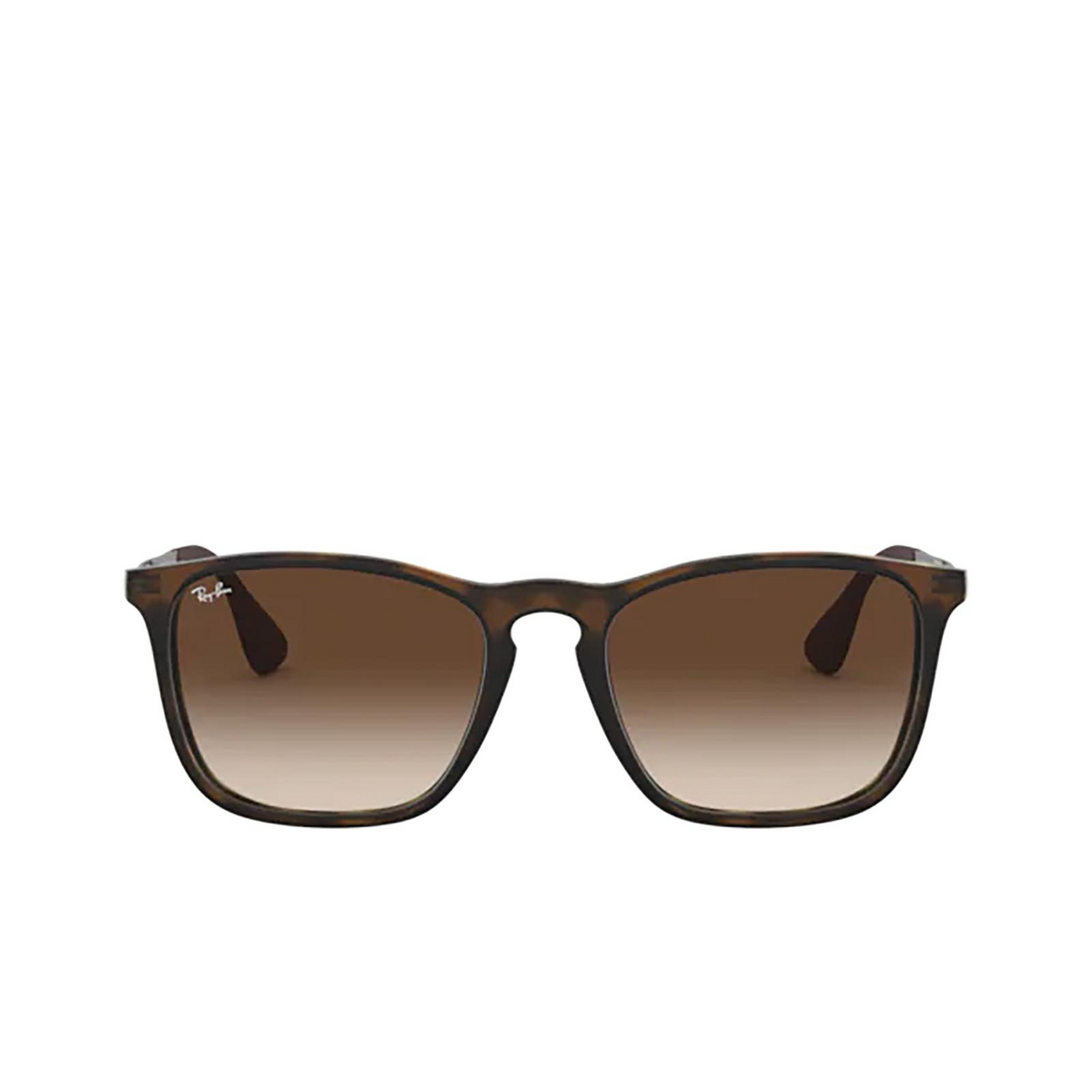 Ray-Ban CHRIS Sunglasses 856/13 Havana Rubber - front view