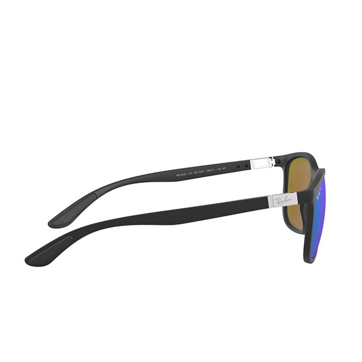 Occhiali da sole Ray-Ban CHROMANCE 601SA1 MATTE BLACK - anteprima prodotto 3/4