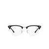 Ray-Ban CLUBMASTER METAL Eyeglasses 2861 black on silver - product thumbnail 1/4