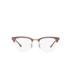 Ray-Ban CLUBMASTER METAL Eyeglasses 2973 light brown on copper - product thumbnail 1/4