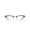 Ray-Ban CLUBMASTER METAL Eyeglasses 3116 brown on legend gold - product thumbnail 1/4
