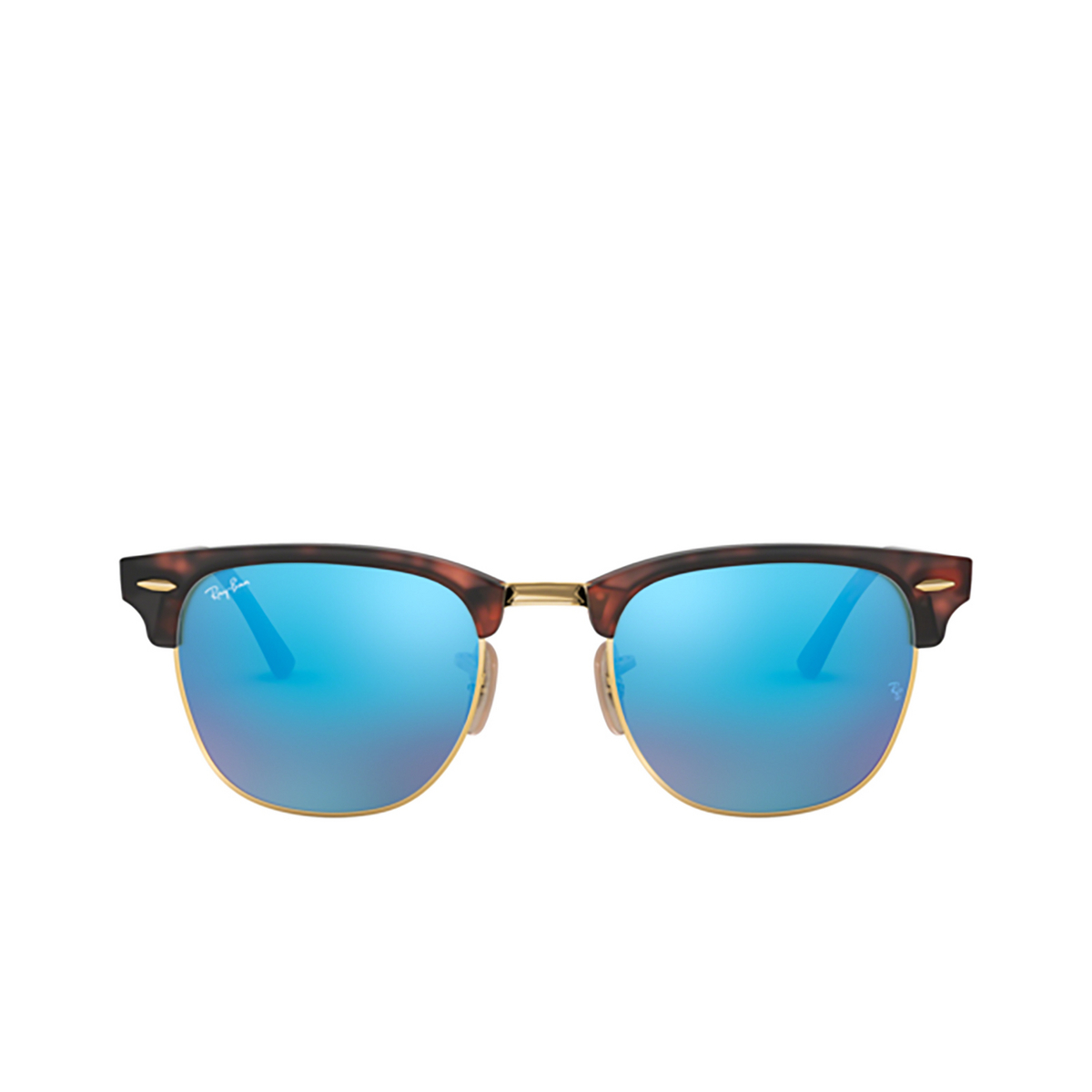 Ray-Ban CLUBMASTER Sunglasses 114517 SAND HAVANA ON ARISTA - front view