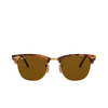 Ray-Ban CLUBMASTER Sunglasses 1160 spotted brown havana - product thumbnail 1/4