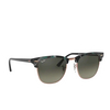 Ray-Ban CLUBMASTER Sunglasses 125571 spotted grey / green - product thumbnail 2/4