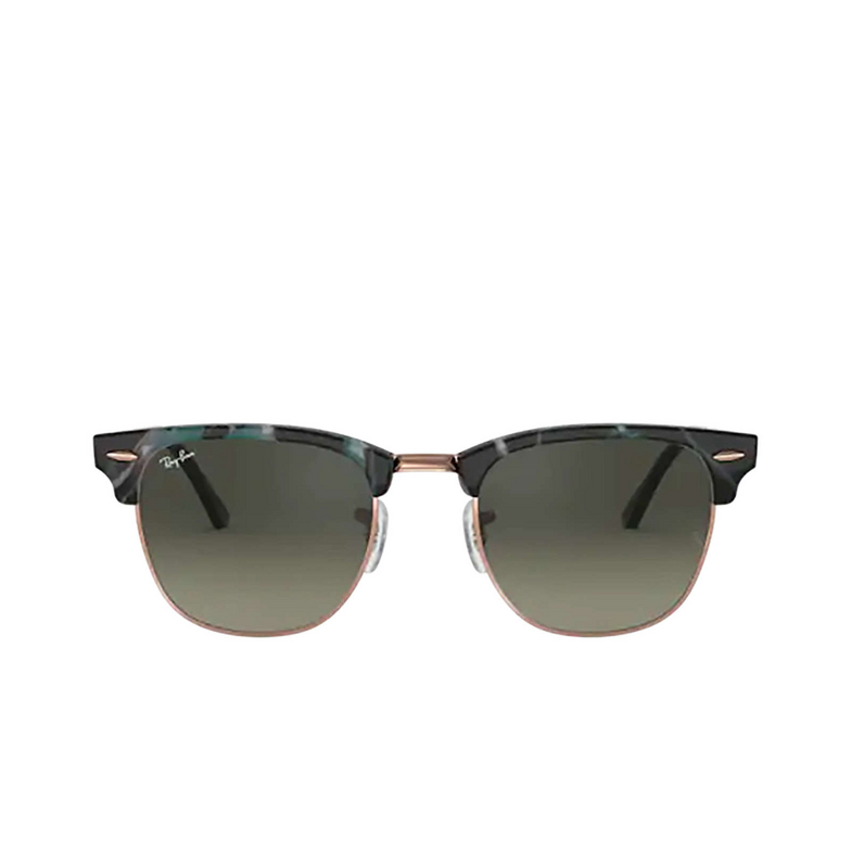 Lunettes de soleil Ray-Ban CLUBMASTER 125571 spotted grey / green - 1/4