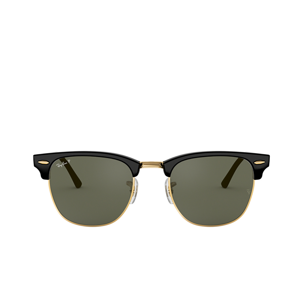 Ray-Ban CLUBMASTER Sunglasses 901/58 Black - front view