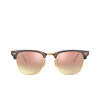 Ray-Ban CLUBMASTER Sunglasses 990/7O shiny red / havana - product thumbnail 1/4