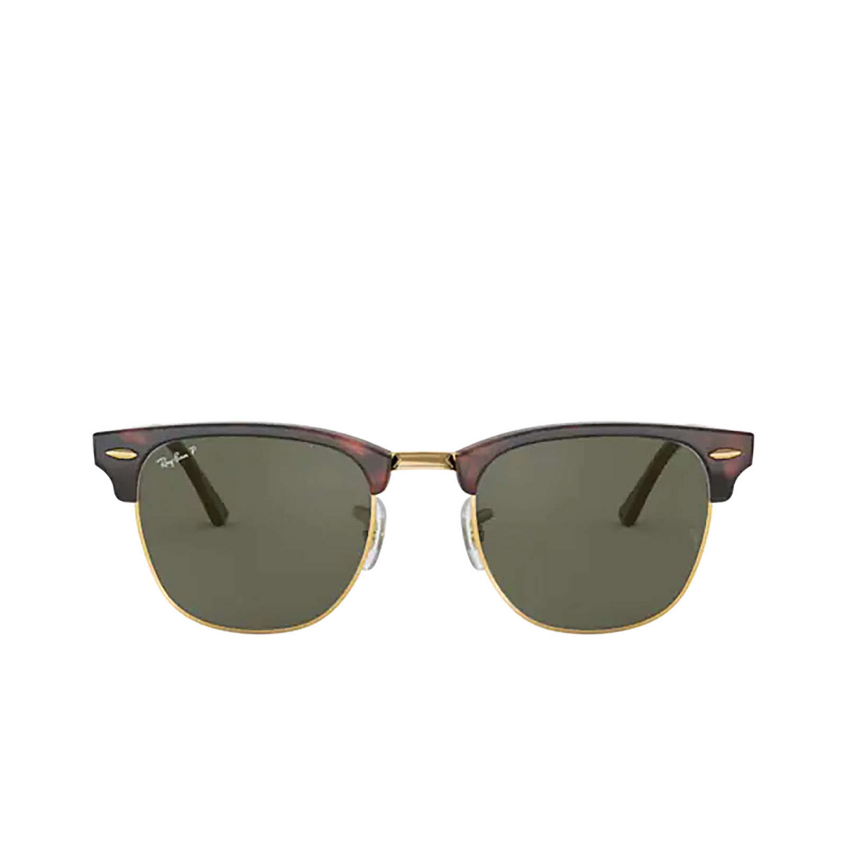 Ray-Ban CLUBMASTER Sunglasses 990/58 Red Havana - front view