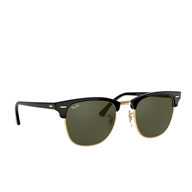 Ray-Ban RB3016 CLUBMASTER W0365 BLACK ON ARISTA W0365 black on arista - front view