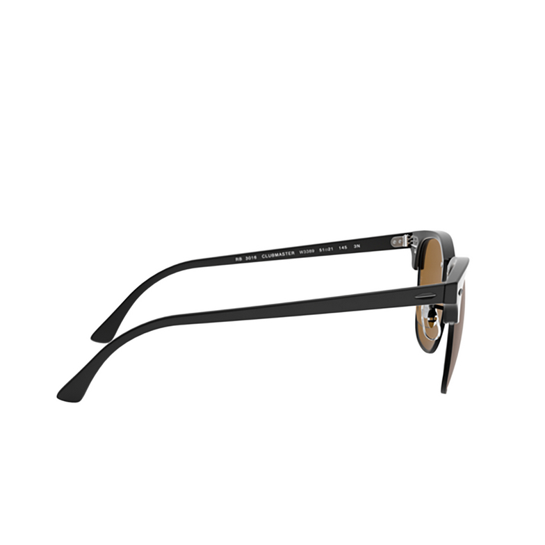 Ray-Ban CLUBMASTER Sunglasses W3389 matte black - 3/4