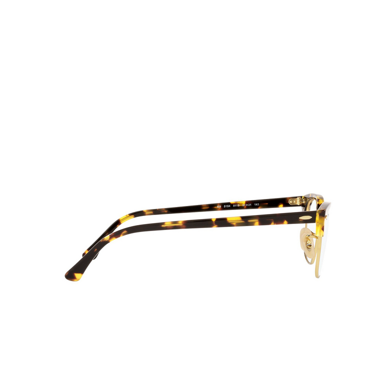 Ray-Ban CLUBMASTER Eyeglasses 8116 yellow havana - 3/4