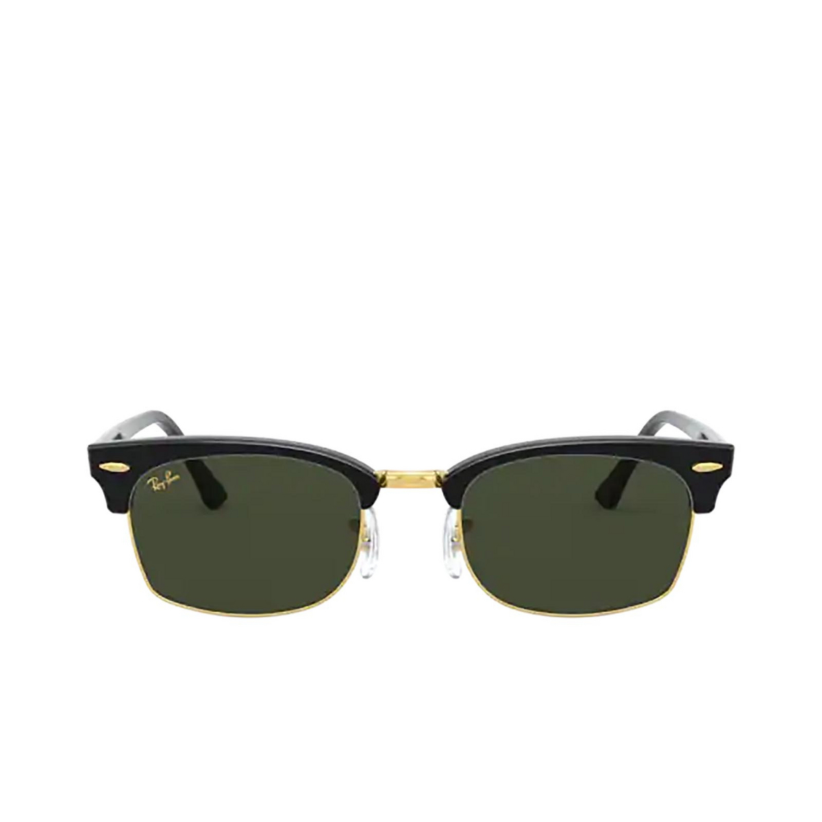 Ray-Ban CLUBMASTER SQUARE Sunglasses 130331 Shiny Black - front view
