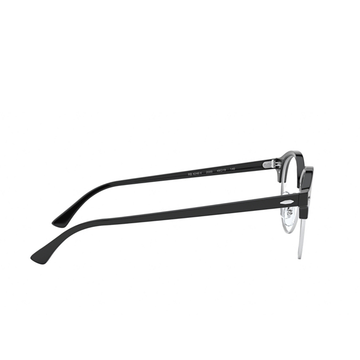 Ray-Ban CLUBROUND Eyeglasses 2000 BLACK - product thumbnail 3/4