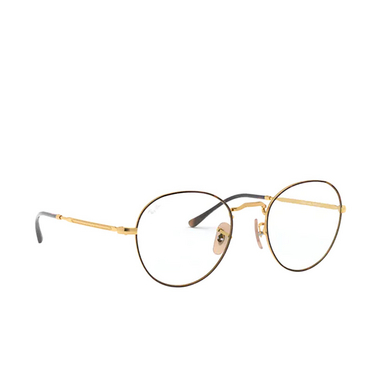 Lunettes de vue Ray-Ban DAVID 2945 havana on arista - Vue trois quarts