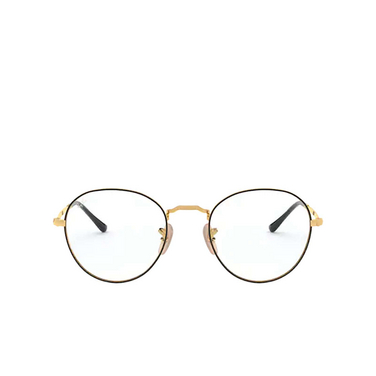 Gafas graduadas Ray-Ban DAVID 2946 gold on top black - Vista delantera