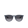 Ray-Ban ERIKA Sunglasses 60028G rubber blue - product thumbnail 1/4