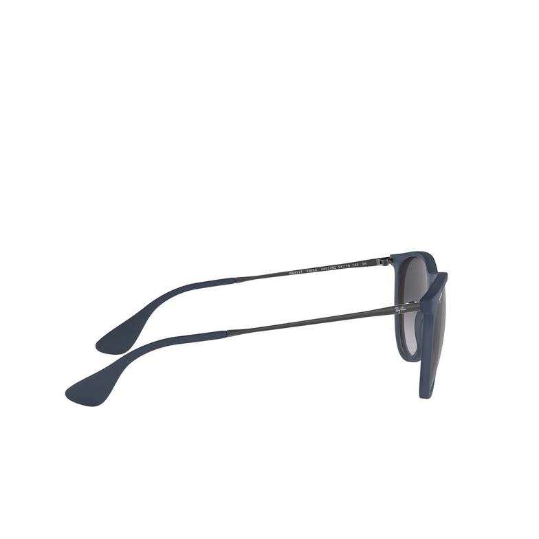 Ray-Ban ERIKA Sunglasses 60028G rubber blue - 3/4