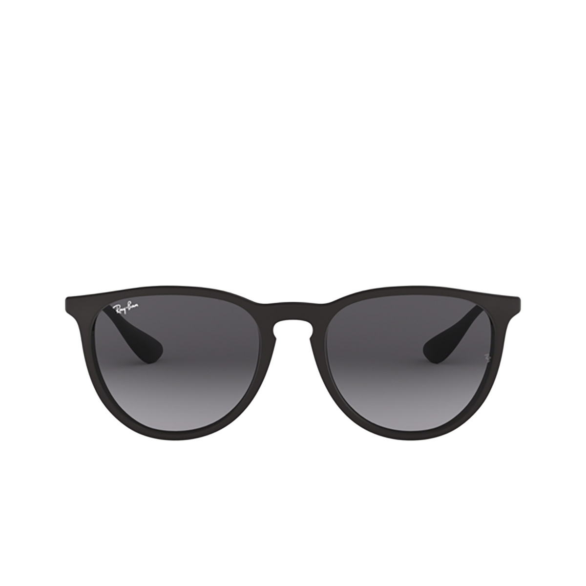 Ray-Ban ERIKA Sunglasses 622/8G RUBBER BLACK - front view