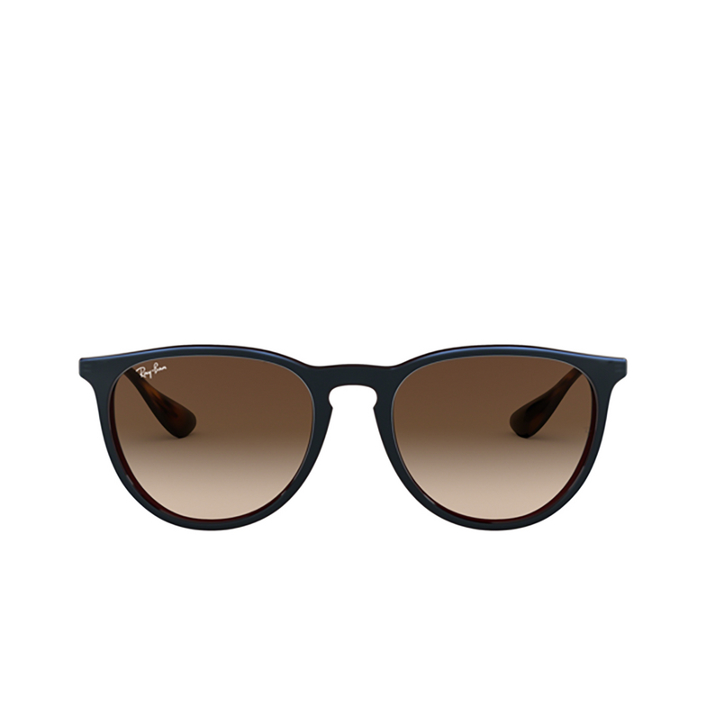 Ray-Ban ERIKA Sunglasses 631513 mirror blue on light brown - 1/4