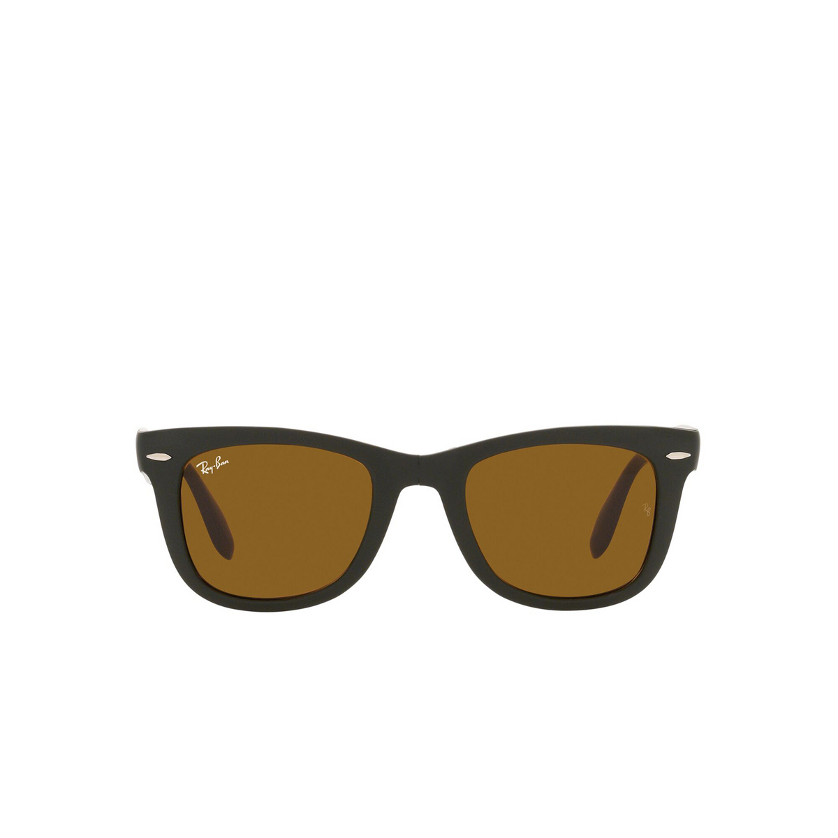 Ray-Ban FOLDING WAYFARER Sunglasses 657533 Military Green - front view