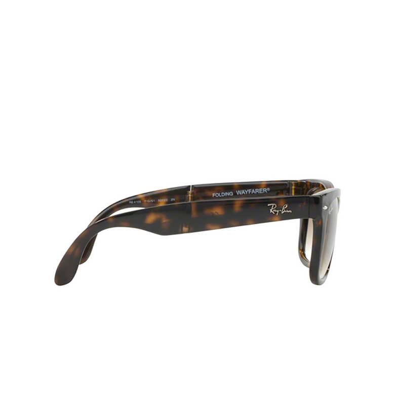 Ray-Ban FOLDING WAYFARER Sunglasses 710/51 light havana - 3/4