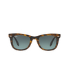 Ray-Ban FOLDING WAYFARER Sunglasses 894/3M matte havana - product thumbnail 1/4