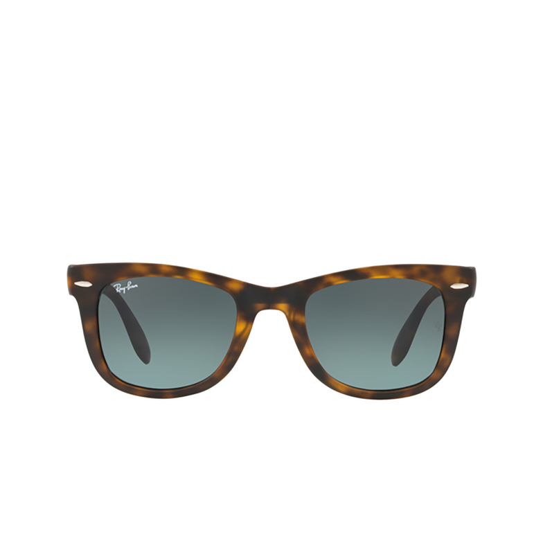 Ray-Ban FOLDING WAYFARER Sunglasses 894/3M matte havana - 1/4