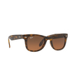 Ray-Ban FOLDING WAYFARER Sunglasses 894/43 matte havana - product thumbnail 2/4