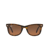 Ray-Ban FOLDING WAYFARER Sunglasses 894/43 matte havana - product thumbnail 1/4