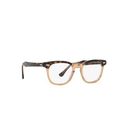 Ray-Ban HAWKEYE Eyeglasses 8109 havana on transparent brown - three-quarters view