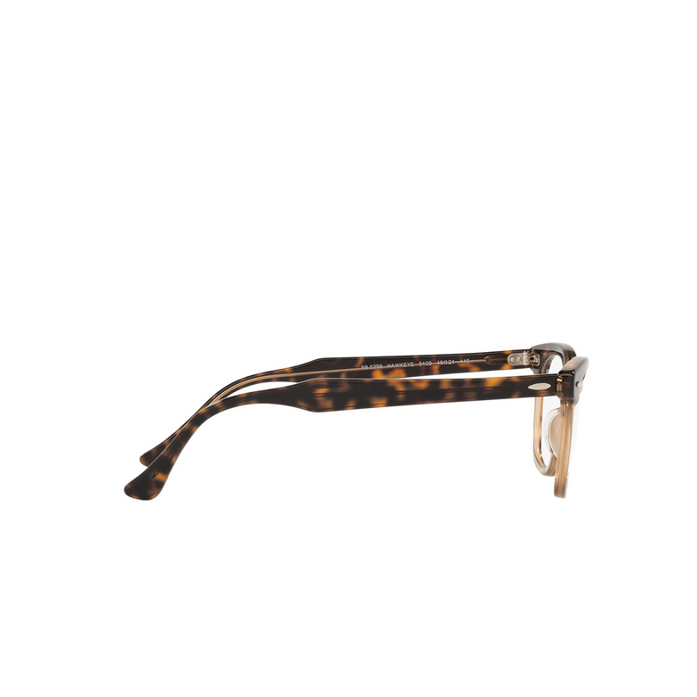 Ray-Ban HAWKEYE Eyeglasses 8109 havana on transparent brown - 3/4