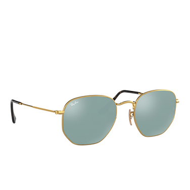 Occhiali da sole Ray-Ban HEXAGONAL 001/30 arista - tre quarti