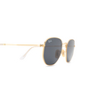 Ray-Ban HEXAGONAL Sunglasses 001/R5 gold - product thumbnail 3/4