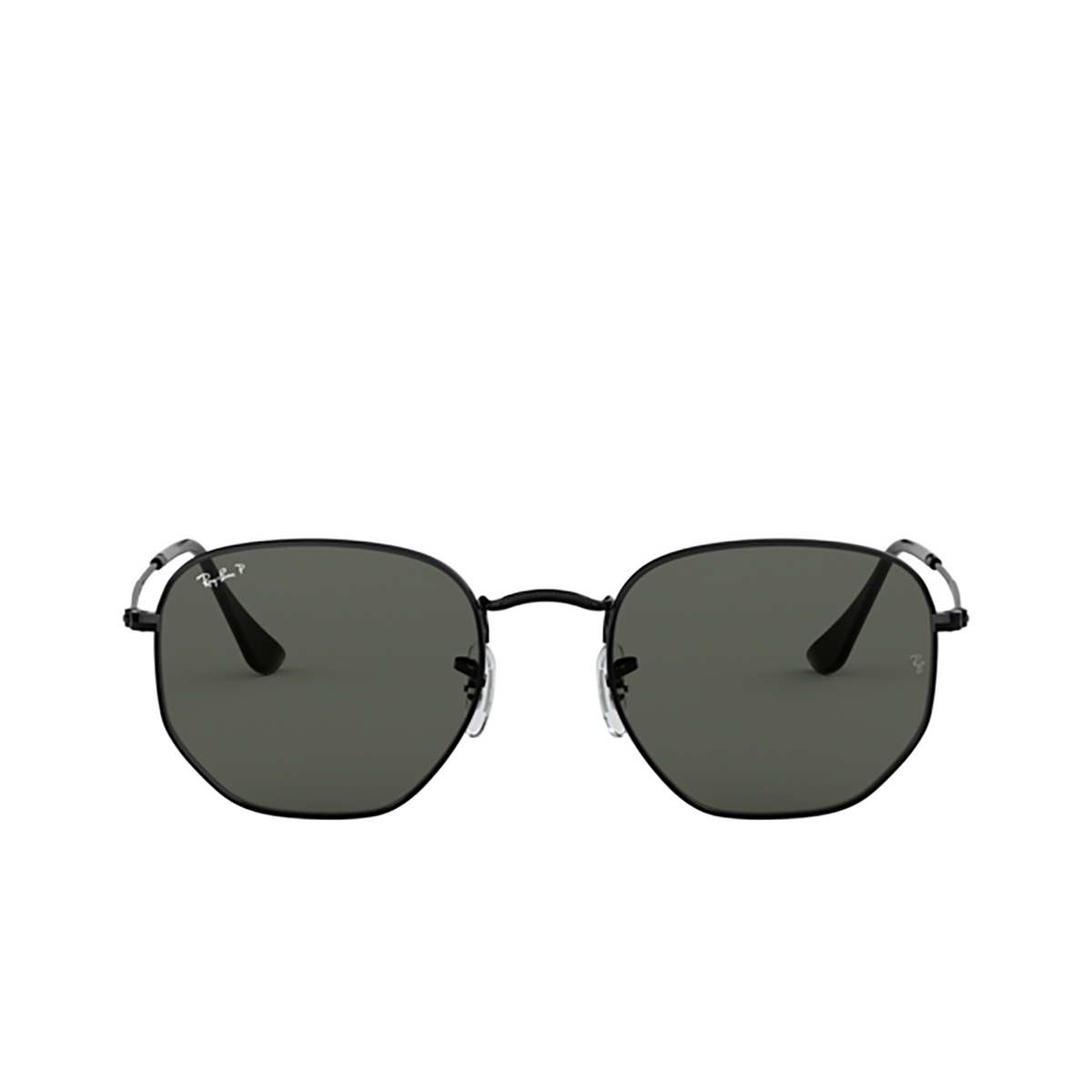 Ray-Ban HEXAGONAL Sunglasses 002/58 BLACK - front view