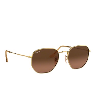 Occhiali da sole Ray-Ban HEXAGONAL 912443 arista - tre quarti