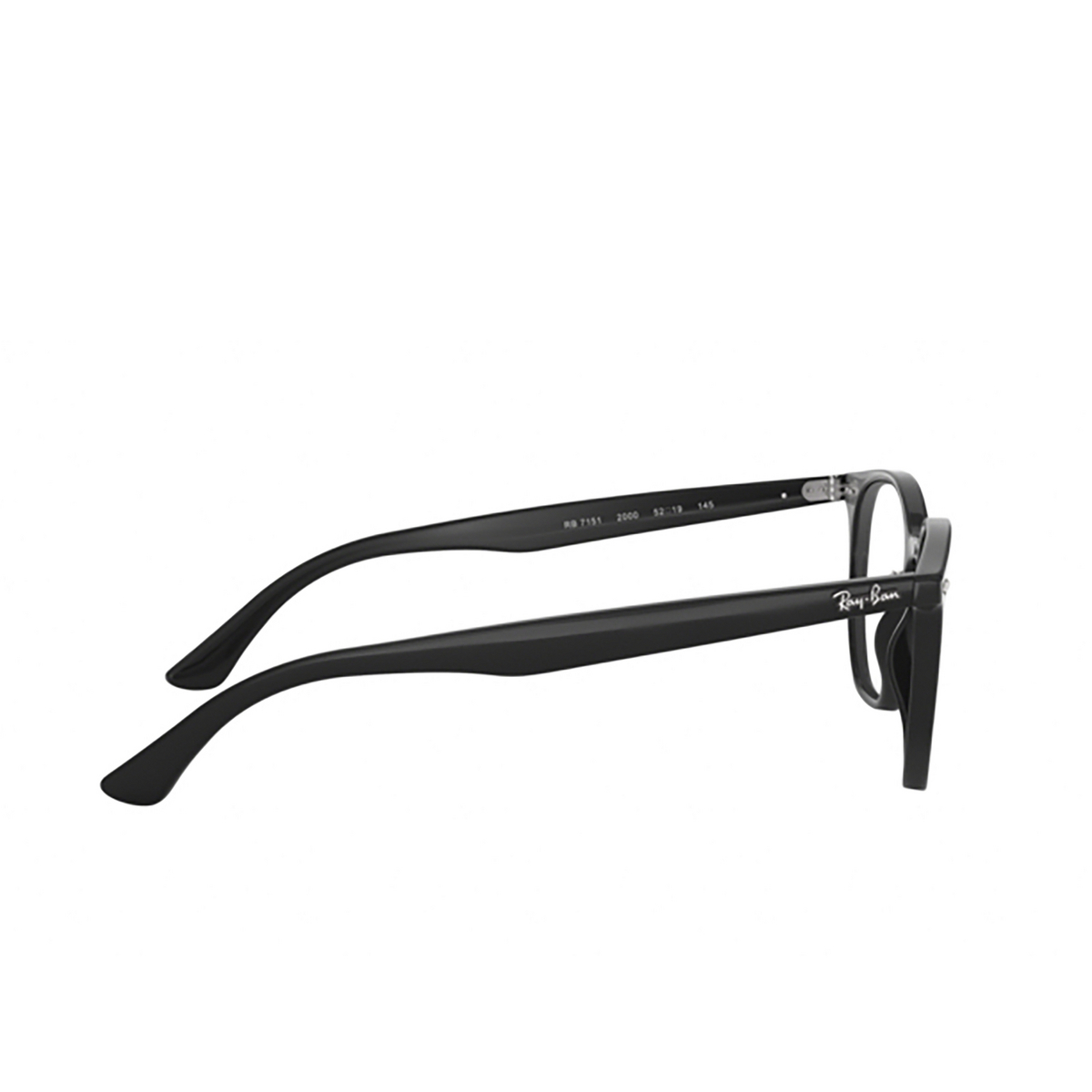 Ray-Ban® Square Eyeglasses: Hexagonal RX7151 color Black 2000 - 3/3.