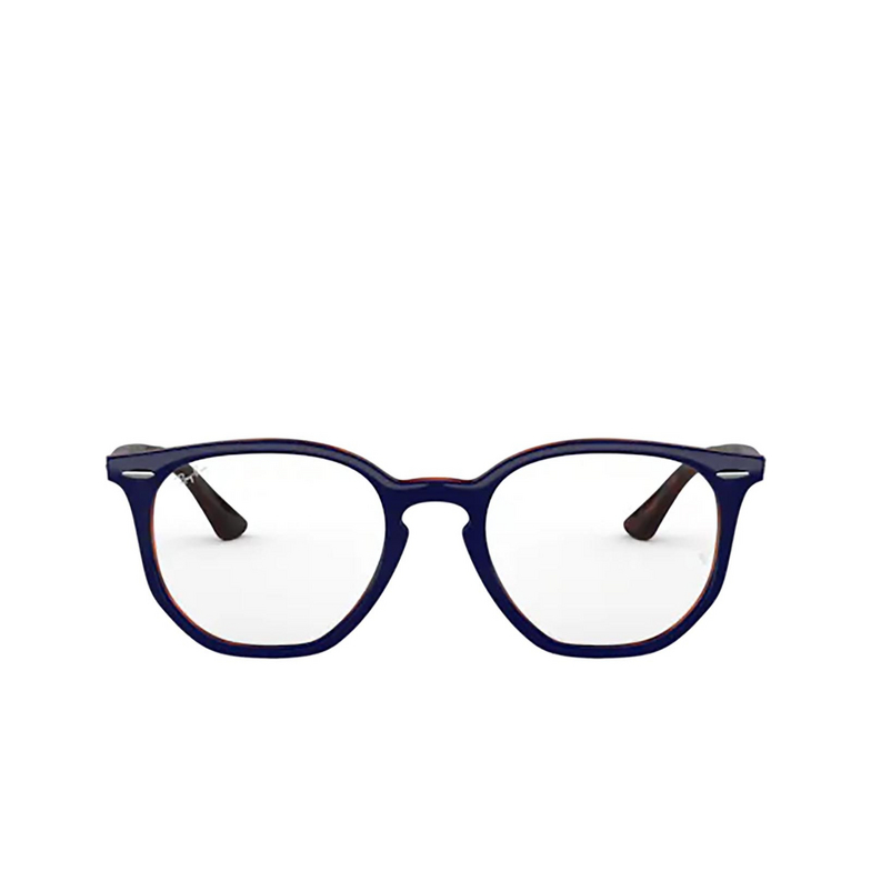 Ray-Ban HEXAGONAL Eyeglasses 5910 top blue on havana red - 1/4