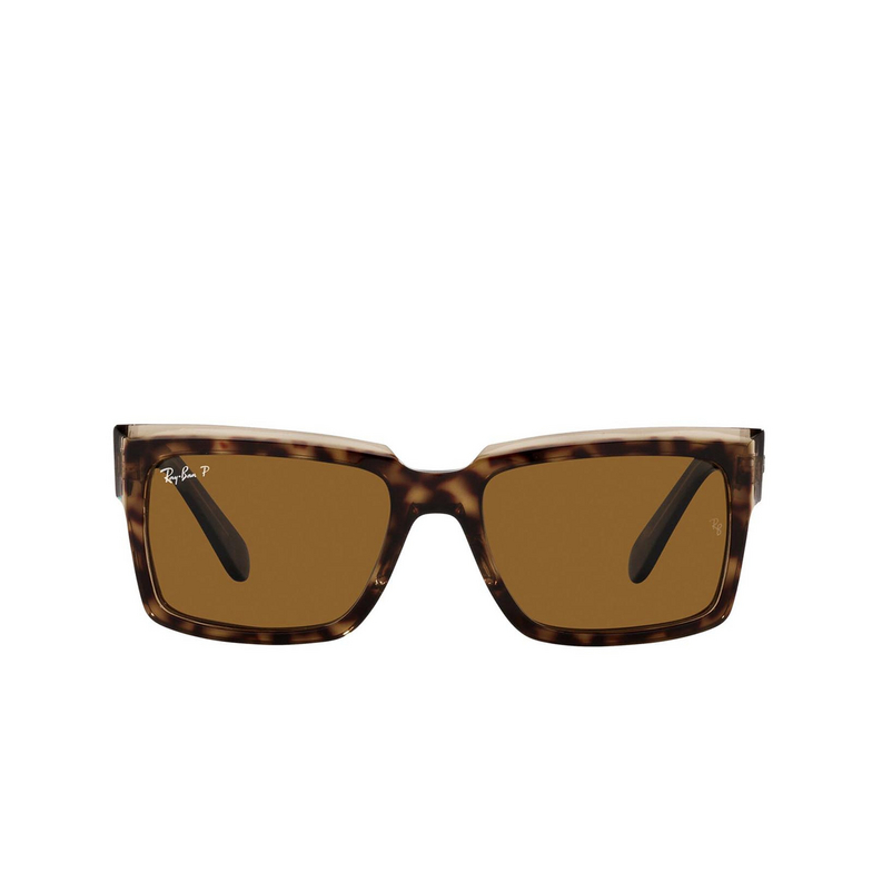 Ray-Ban INVERNESS Sunglasses 129257 havana on transparent brown - 1/4
