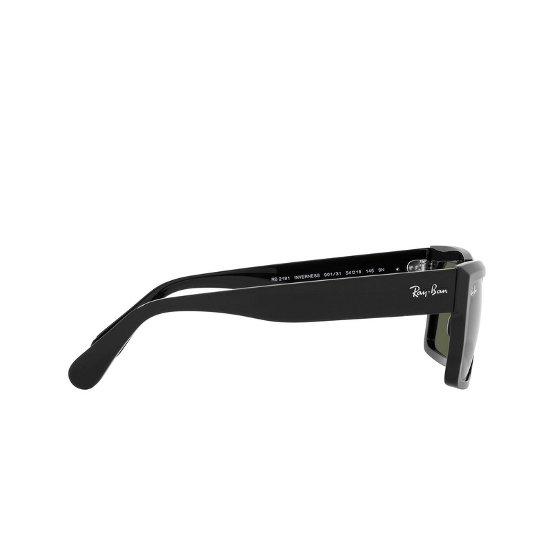 Ray-Ban INVERNESS Sunglasses 901/31 black - 3/4