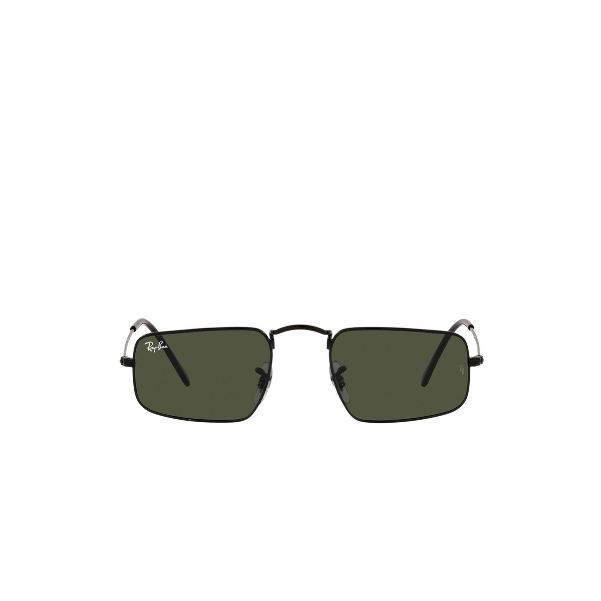 Ray-Ban® Rectangle Sunglasses: RB3957 color 002/31 Black - 1/3