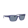 Ray-Ban JEFFREY Sunglasses 131962 blue on vichy blue - product thumbnail 2/4
