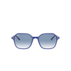Gafas de sol Ray-Ban JOHN 13193F blue on vichy blue / white - Miniatura del producto 1/4