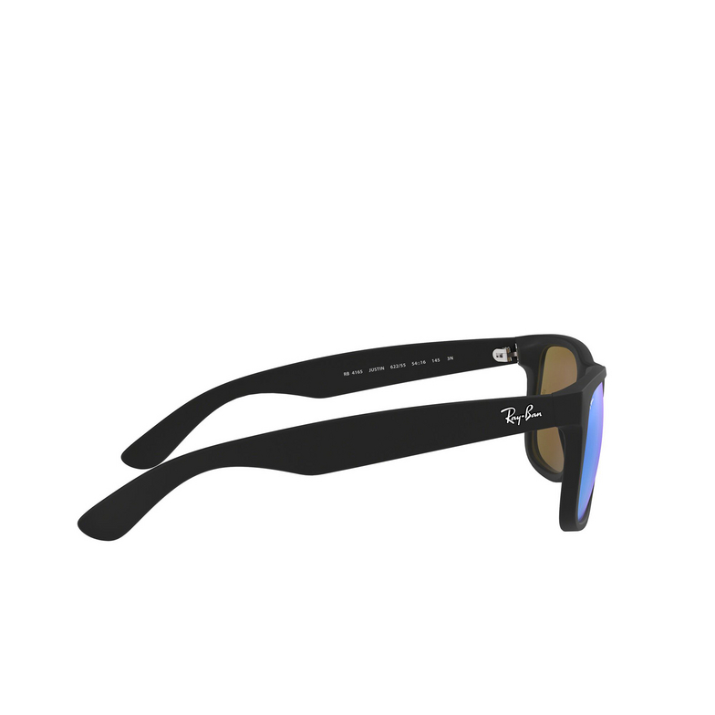 Ray-Ban JUSTIN Sunglasses 622/55 rubber black - 3/4