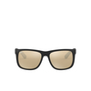 Gafas de sol Ray-Ban JUSTIN 622/5A rubber black - Miniatura del producto 1/4