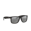 Ray-Ban JUSTIN Sunglasses 622/6G rubber black - product thumbnail 2/4