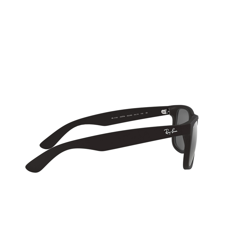 Ray-Ban JUSTIN Sunglasses 622/6G rubber black - 3/4