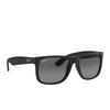 Ray-Ban JUSTIN Sunglasses 622/T3 rubber black - product thumbnail 2/4