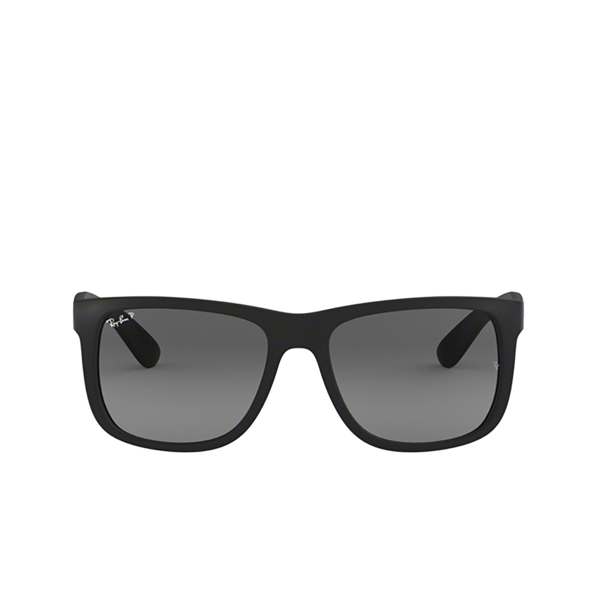 Ray-Ban JUSTIN Sunglasses 622/T3 RUBBER BLACK - front view
